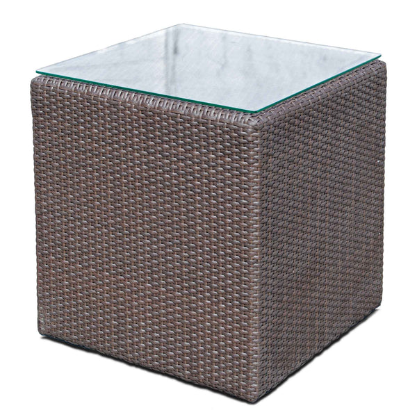 Skyline Design Anibal Side Table with Glass