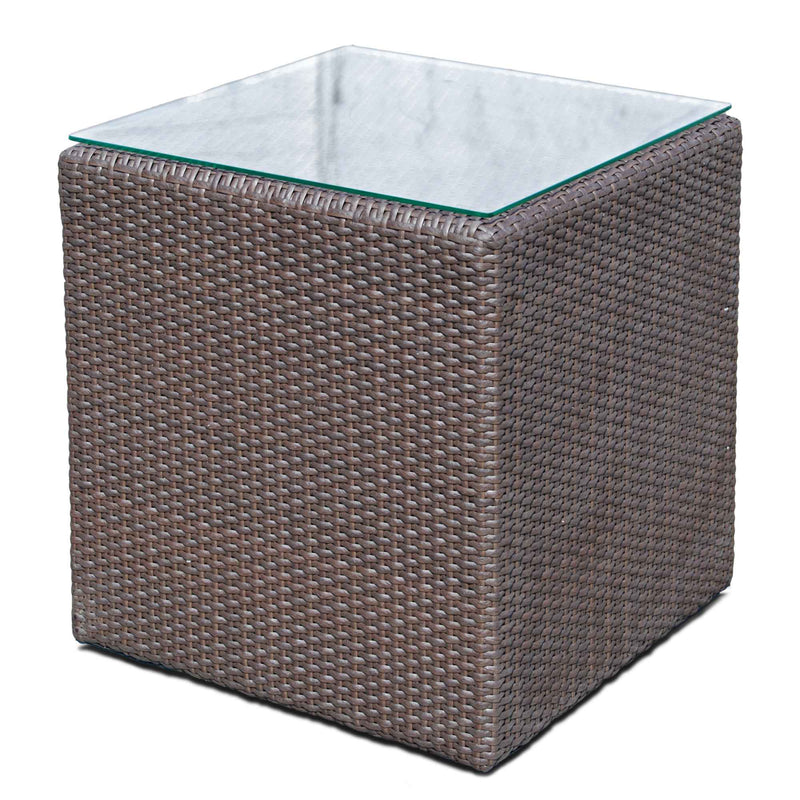 Skyline Design Anibal Side Table with Glass