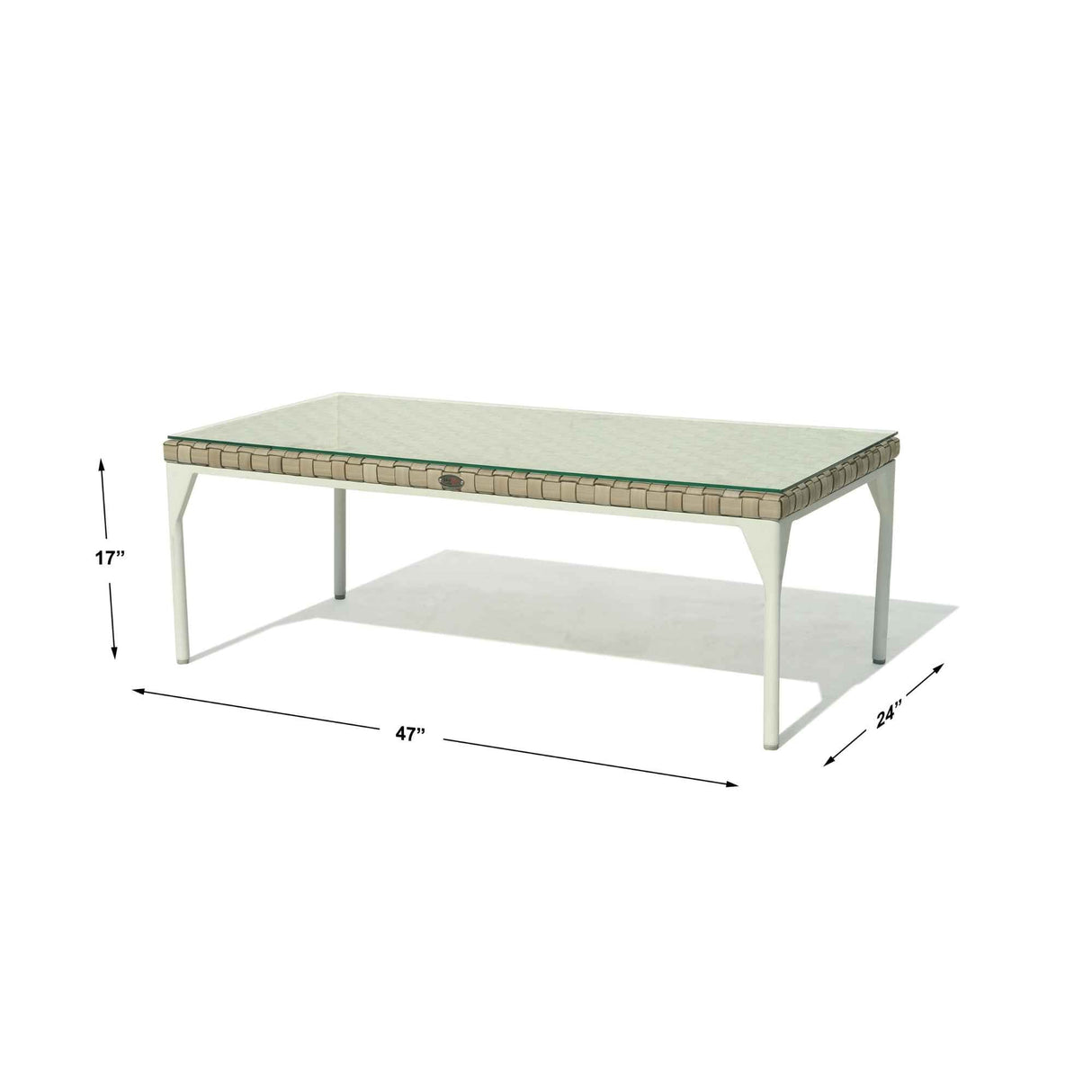 Skyline Design Brafta Coffee Table with Glass