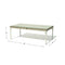Skyline Design Brafta Coffee Table with Glass