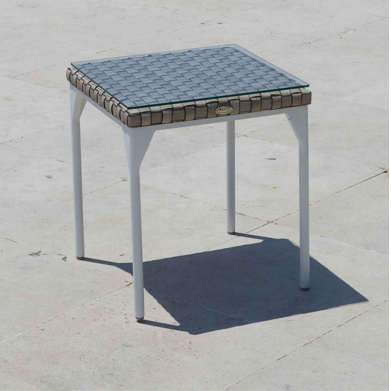 Skyline Design Brafta Side Table with Glass