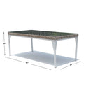Skyline Design Brafta Rectangular Table with Glass