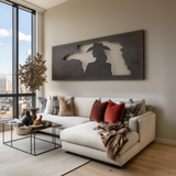 The Emberline - Metal Wall Art