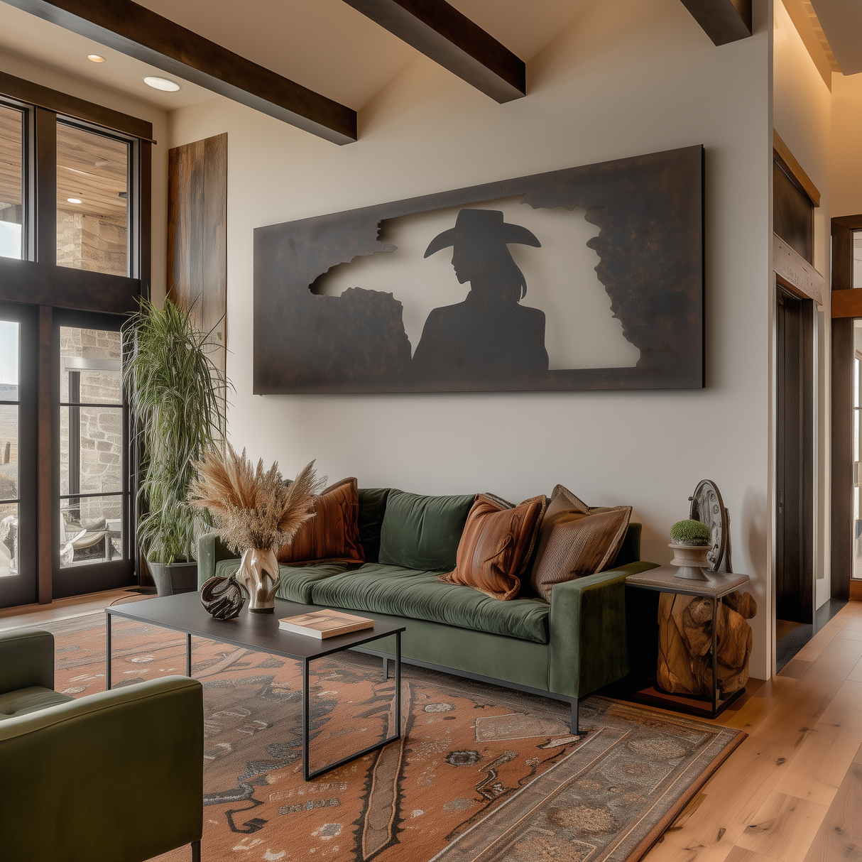 The Emberline - Metal Wall Art