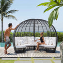Skyline Design Nexus Daybed with Table and Sunbrella Cushions