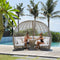 Skyline Design Nexus Daybed with Table and Sunbrella Cushions
