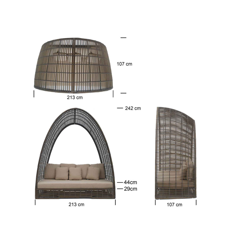 Skyline Design Ruby Daybed with Sunbrella Cushion