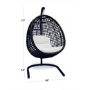 Skyline Design Dynasty Hanging Chair with Frame and Sunbrella Cushion