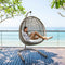Skyline Design Dynasty Hanging Chair with Frame and Sunbrella Cushion