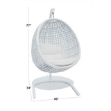 Skyline Design Dynasty Hanging Chair with Frame and Sunbrella Cushion