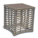 Skyline Design Ruby End Table with Glass