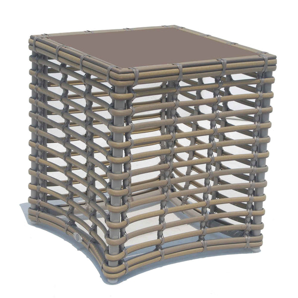 Skyline Design Ruby End Table with Glass