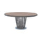 Skyline Design Ruby Round Dining Table with Glass