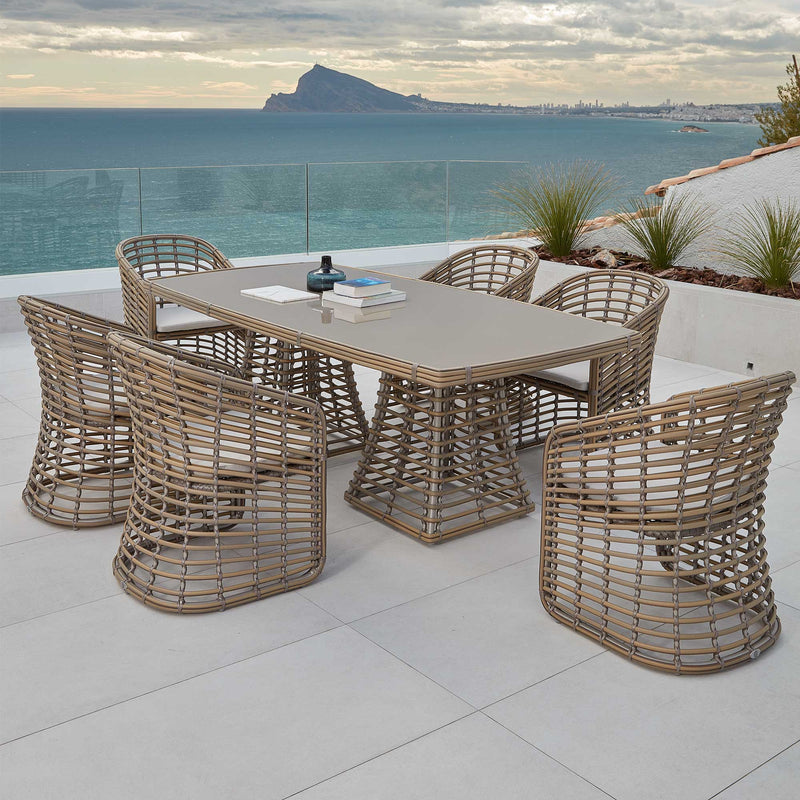 Skyline Design Ruby 7-Piece Dining Set with Sunbrella Cushions