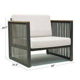 Skyline Design Horizon 5-Piece Seating Set with Sunbrella Cushions