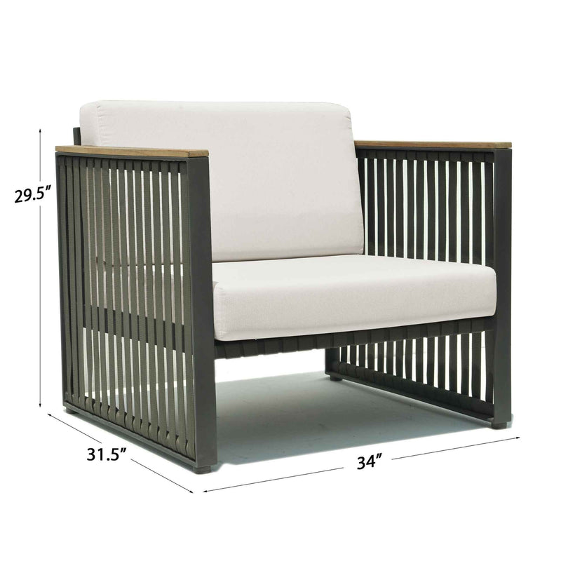 Skyline Design Horizon 5-Piece Seating Set with Sunbrella Cushions