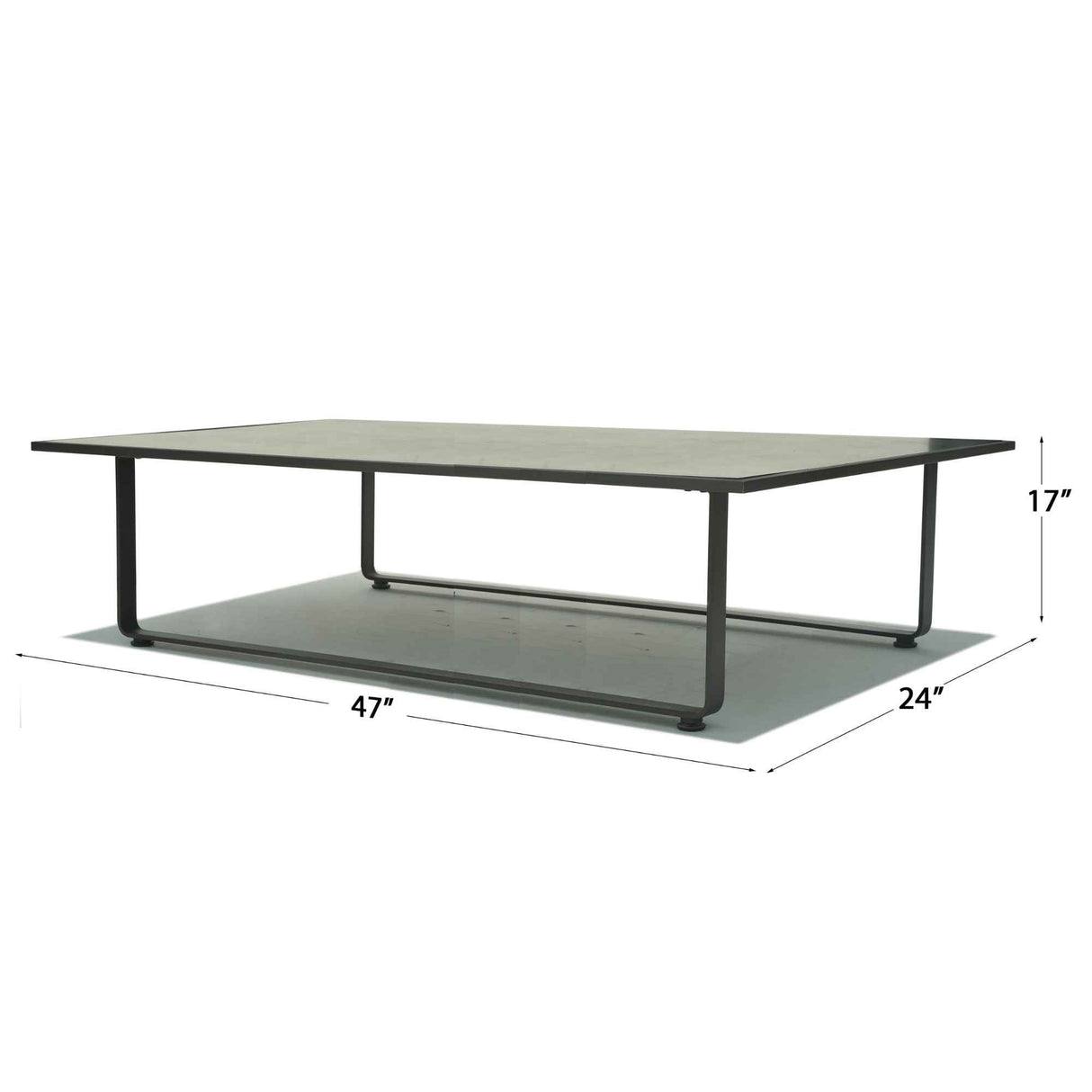 Skyline Design Horizon Coffee Table with Glass