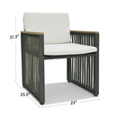 Skyline Design Horizon Dining Armchair with Sunbrella Cushion