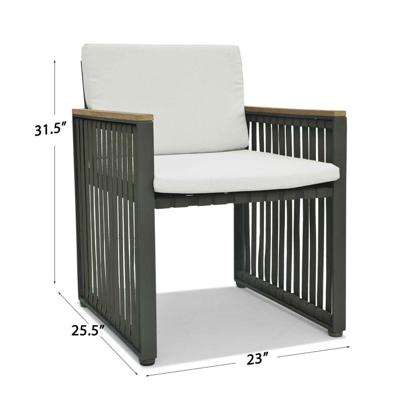 Skyline Design Horizon 5-Piece Dining Set with Sunbrella Cushions