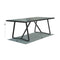 Skyline Design Horizon Rectangular Dining Table with Glass