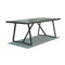 Skyline Design Horizon Rectangular Dining Table with Glass