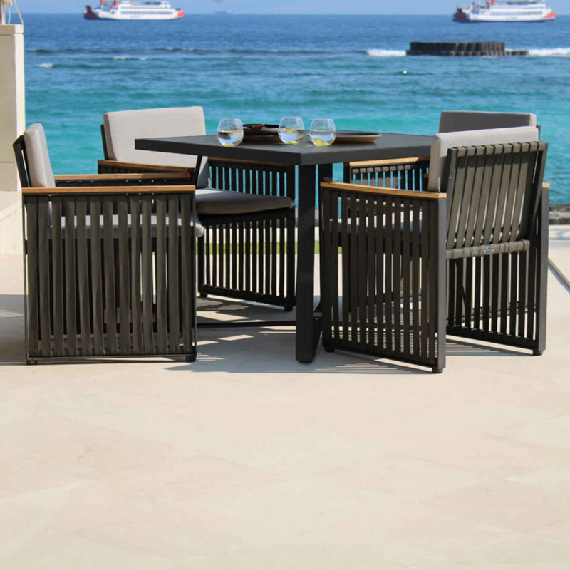 Skyline Design Horizon 5-Piece Dining Set with Sunbrella Cushions