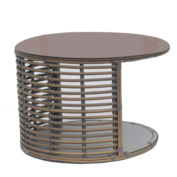 Skyline Design Ruby Auxiliary Table with Glass