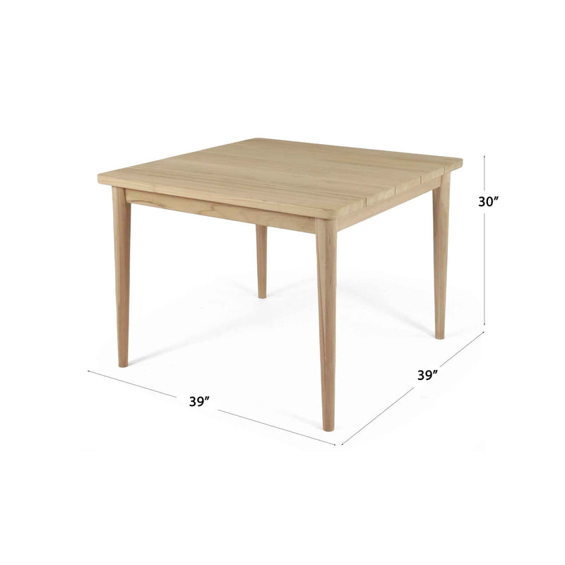Skyline Design Calixto Square Teak Dining Table