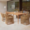 Skyline Design Calixto 7-Piece Rectangular Dining Set with Sunbrella Cushions