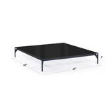 Skyline Design Boston Coffee Table with Glass