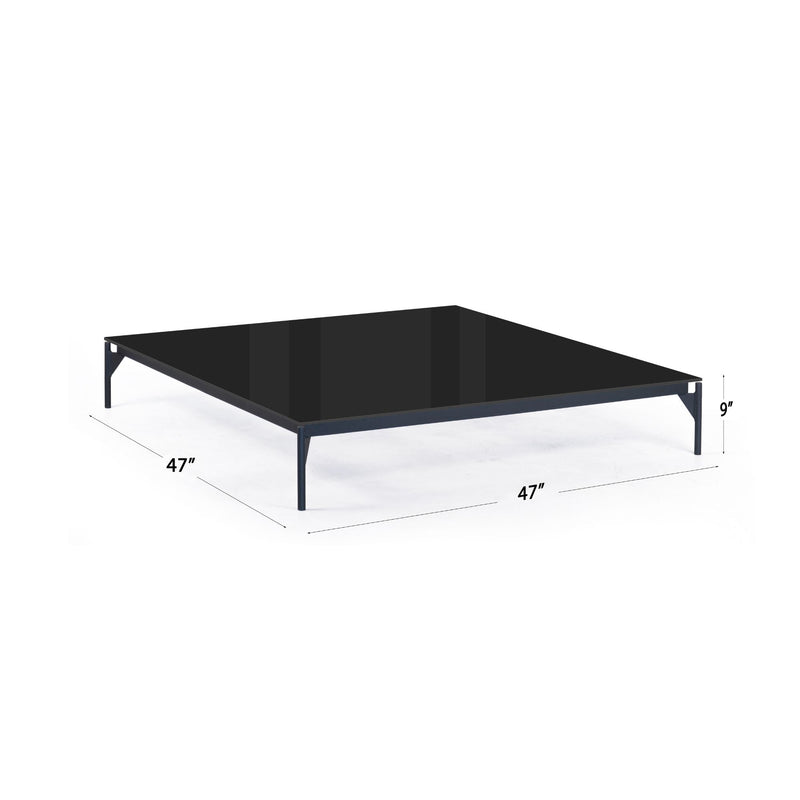 Skyline Design Boston Coffee Table with Glass