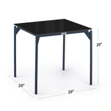 Skyline Design Boston Side Table with Glass