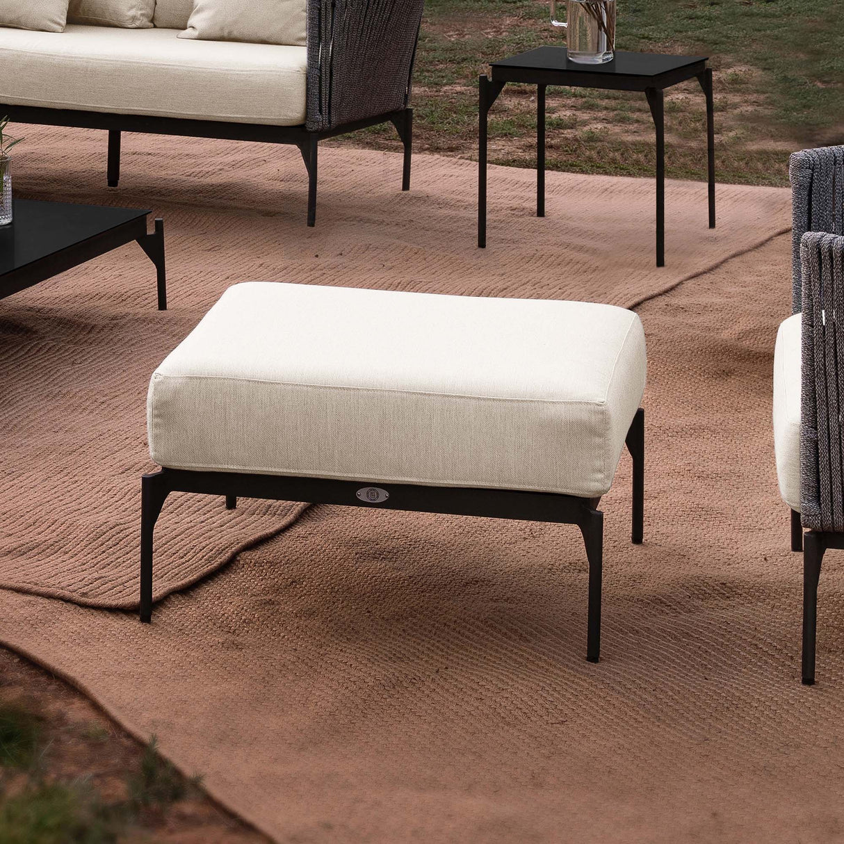 Skyline Design Boston Ottoman with Sunbrella Cushion