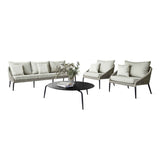 Skyline Design Rodona 4-Piece Seating Set with Sunbrella Cushions