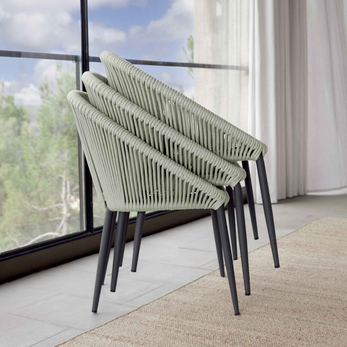 Skyline Design Rodona Dining Armchair with Sunbrella Cushion