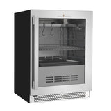 KingsBottle 24″ Glass‑Door Meat Aging Fridge (Compact)
