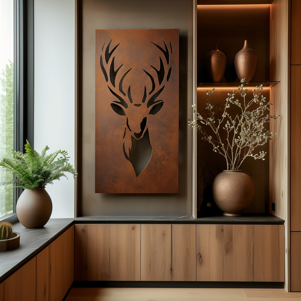 The Chital - Metal Wall Art
