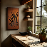 The Blue Agave - Metal Wall Art
