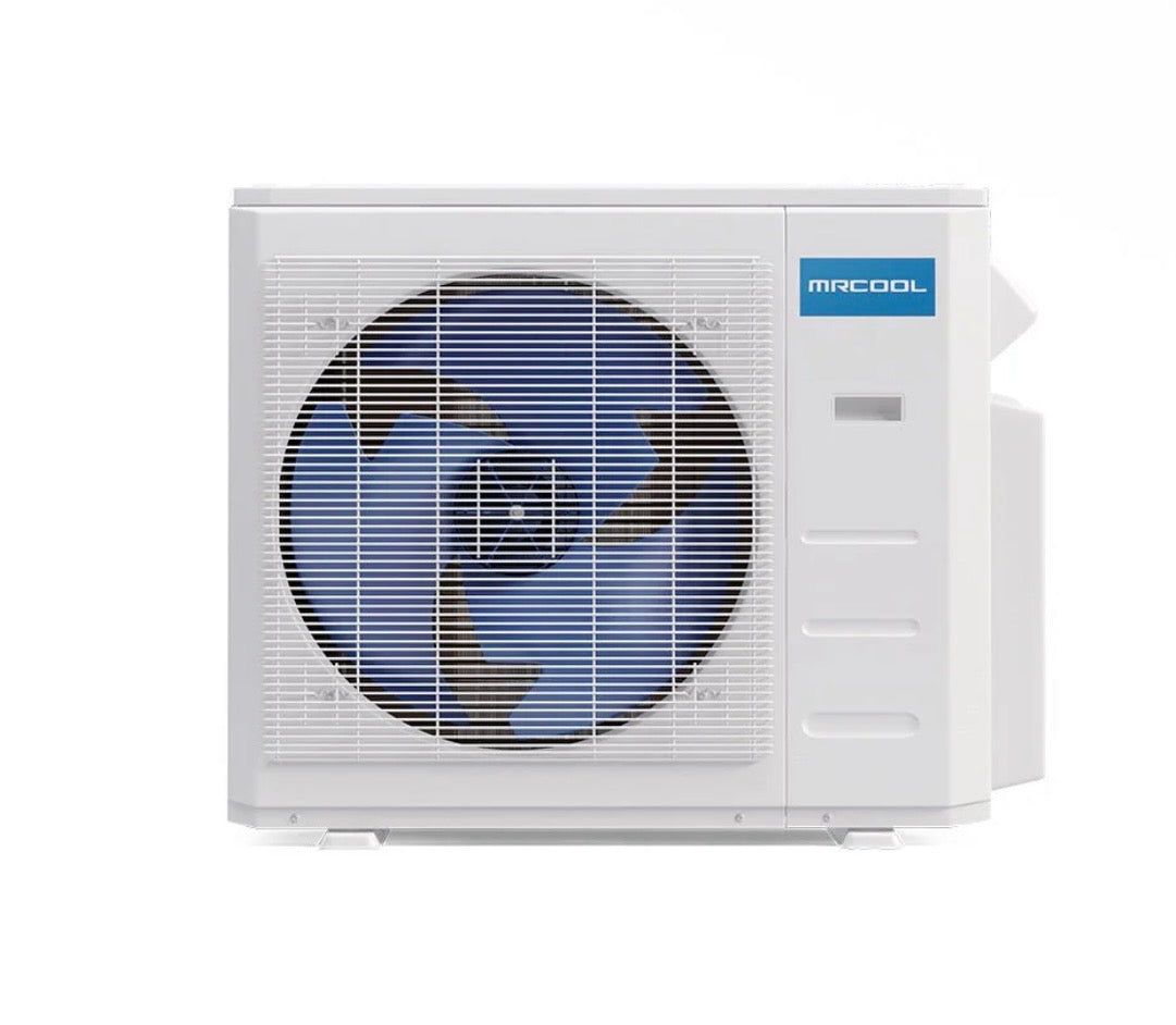 MRCOOL DIY 5th Gen 2‑Zone 18,000 BTU Ductless Mini Split Heat Pump System with (16 ft + 25 ft) Pre‑Charged Line Sets (9K + 9K)