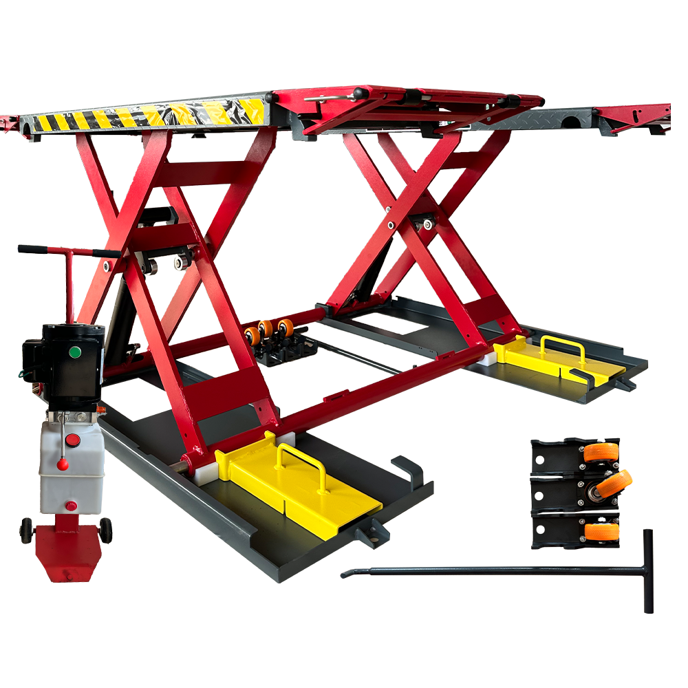 Katool Commercial Grade Scissor Lift Reinforced Frame Upgraded Hydraulic System KT‑X77