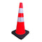 Chery Industrial 28" Traffic Cone, Reflective, Black Base