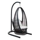 Skyline Design Heri Hanging Chair with Frame and Sunbrella Cushions