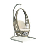 Skyline Design Heri Hanging Chair with Frame and Sunbrella Cushions