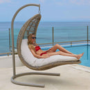 Skyline Design Drone Hanging Chair with Frame and Sunbrella Cushions