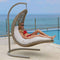 Skyline Design Drone Hanging Chair with Frame and Sunbrella Cushions