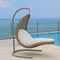 Skyline Design Drone Hanging Chair with Frame and Sunbrella Cushions