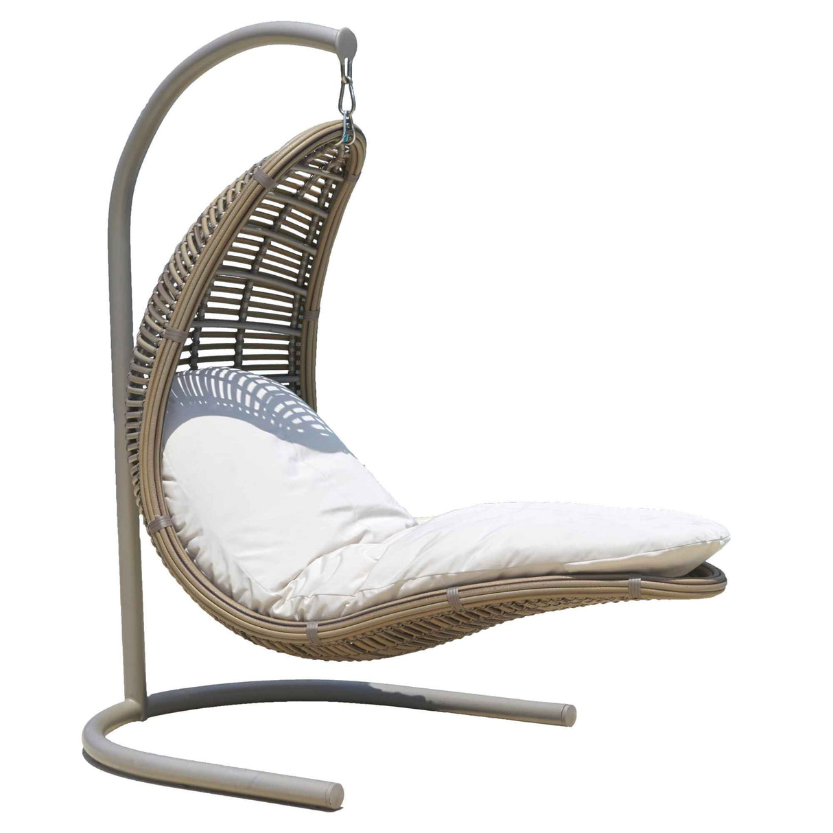 Skyline Design Drone Hanging Chair with Frame and Sunbrella Cushions