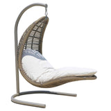 Skyline Design Drone Hanging Chair with Frame and Sunbrella Cushions