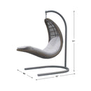 Skyline Design Drone Hanging Chair with Frame and Sunbrella Cushions
