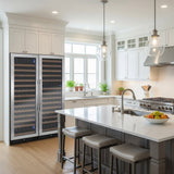 Allavino Reserva Series 326 Bottle 71″ Tall Dual Zone Stainless Steel Side‑by‑Side Wine Refrigerator